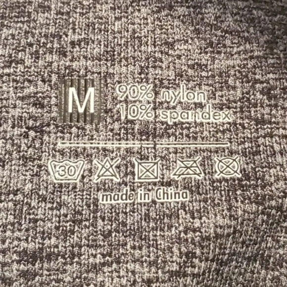 Gymshark Camo Seamless Leggings Mid Rise Gray Black Stretch Women Size Medium - Picture 7 of 7